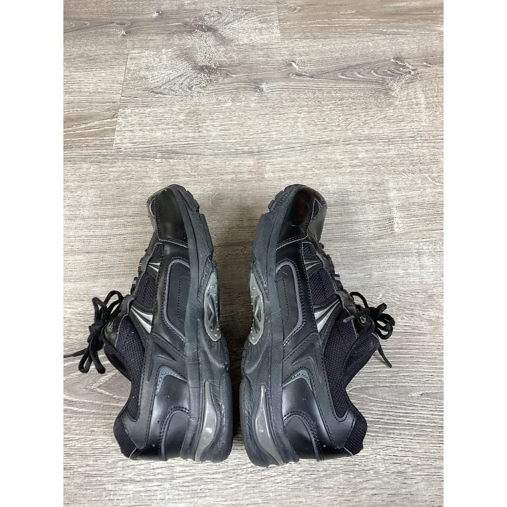 Vionic 23Walk Sneakers Womens 9 Wide Black Walking Shoes Lace Up Low Top